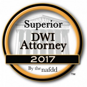 Superior DWI Attorney 2017 Badge